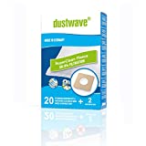 Dustwave® - 20 bolsas para aspirador Lervia KH 1400 Made in Germany, con microfiltro